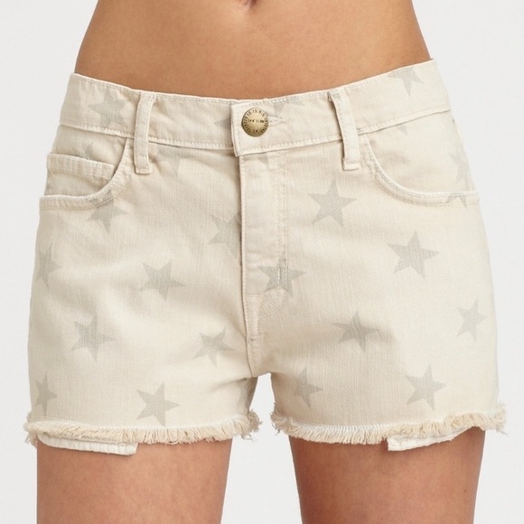 Current/Elliot • Vanilla Star Boyfriend Shorts - Picture 1 of 7